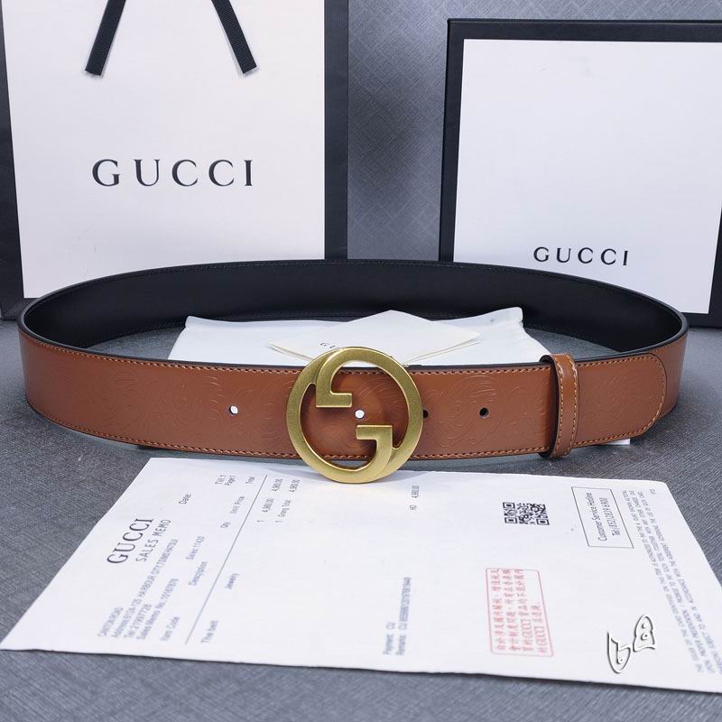 Gucci belt 38mmX90-125cm lb (1)