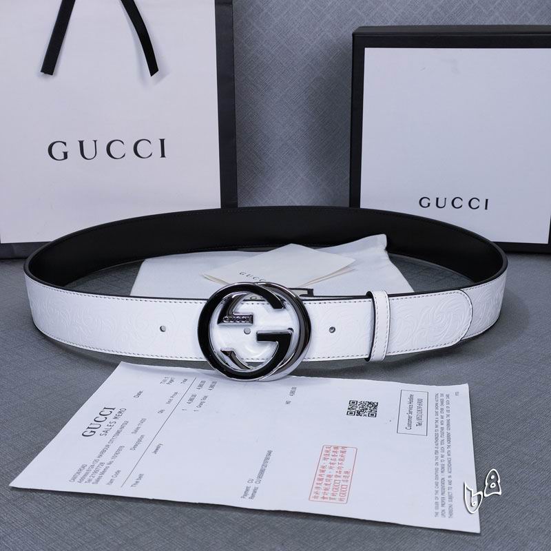 Gucci belt 38mmX90-125cm lb (10)