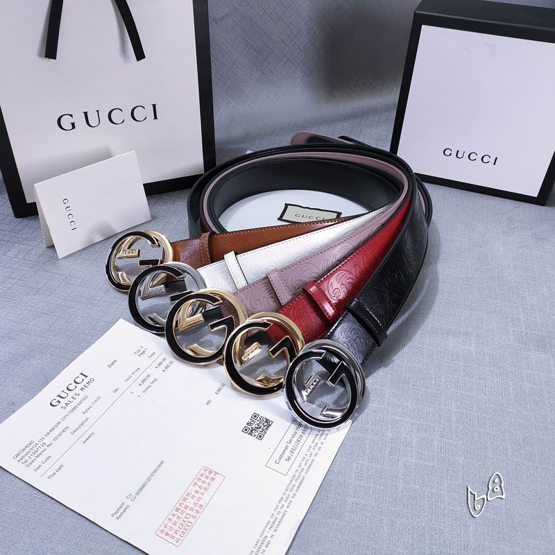 Gucci belt 38mmX90-125cm lb (17)