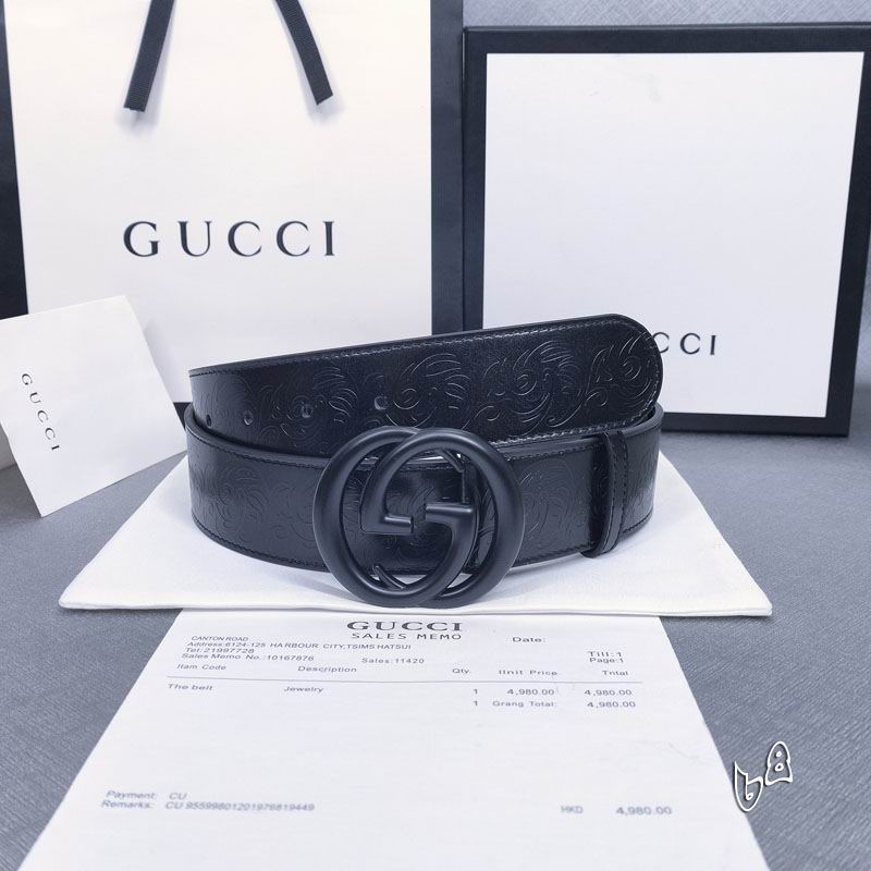 Gucci belt 38mmX90-125cm lb (23)