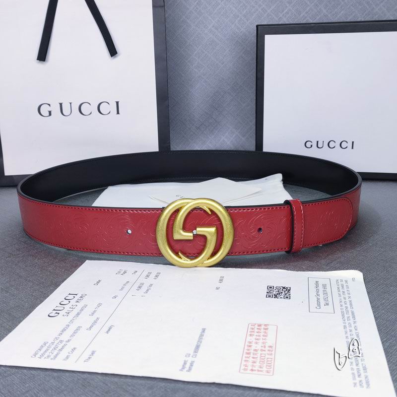 Gucci belt 38mmX90-125cm lb (24)