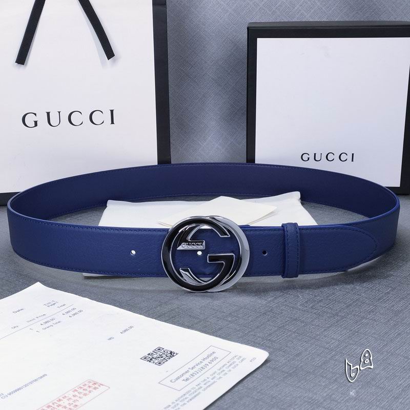 Gucci belt 38mmX90-125cm lb (30)