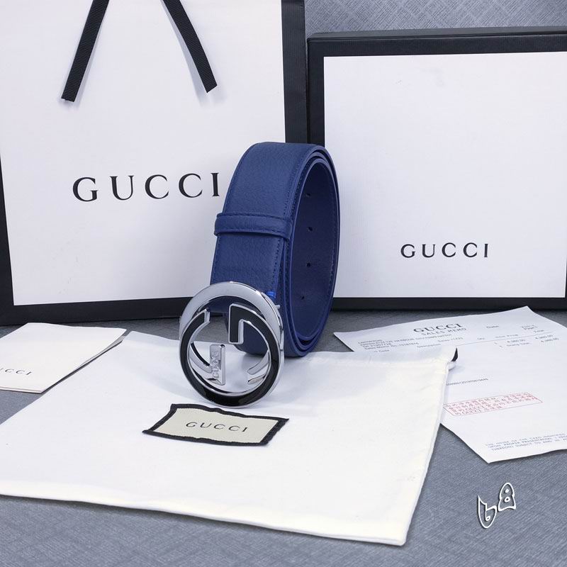 Gucci belt 38mmX90-125cm lb (31)