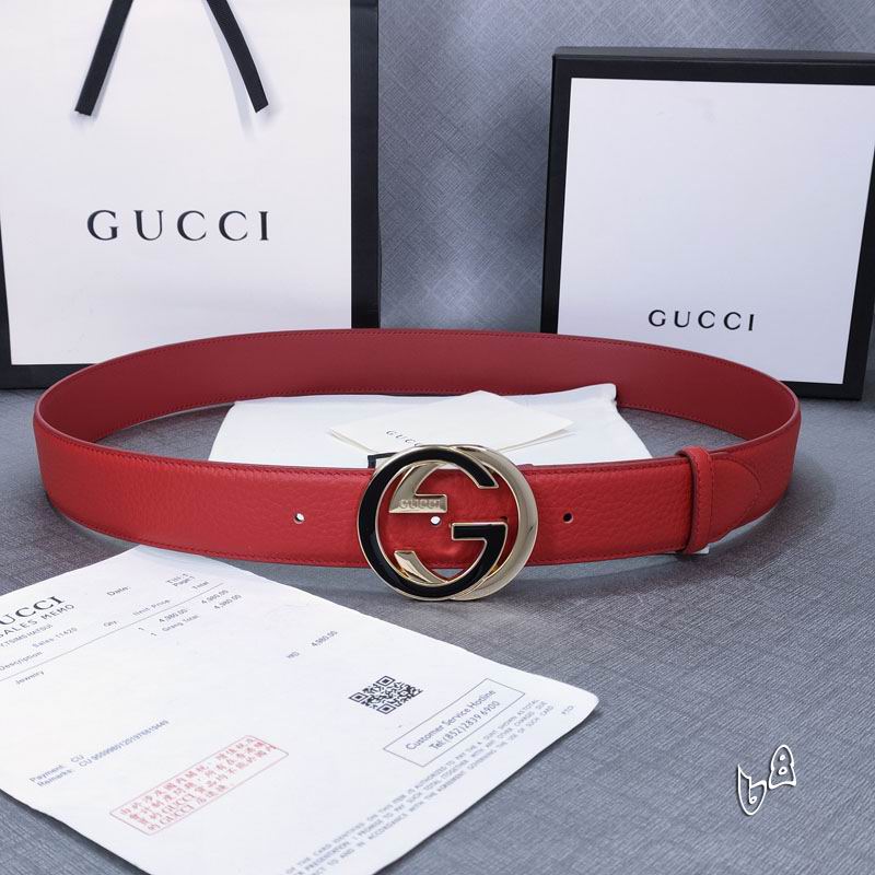Gucci belt 38mmX90-125cm lb (33)