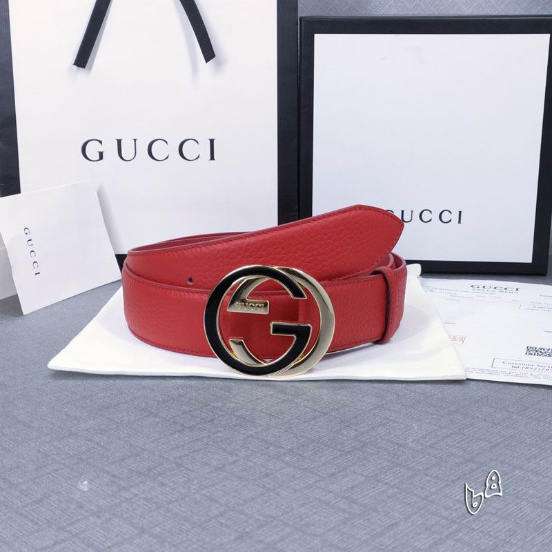 Gucci belt 38mmX90-125cm lb (35)