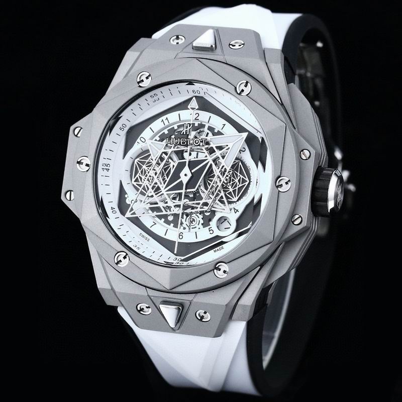 Hublot 45mm 04-Big Bang Sang Bleu (8)