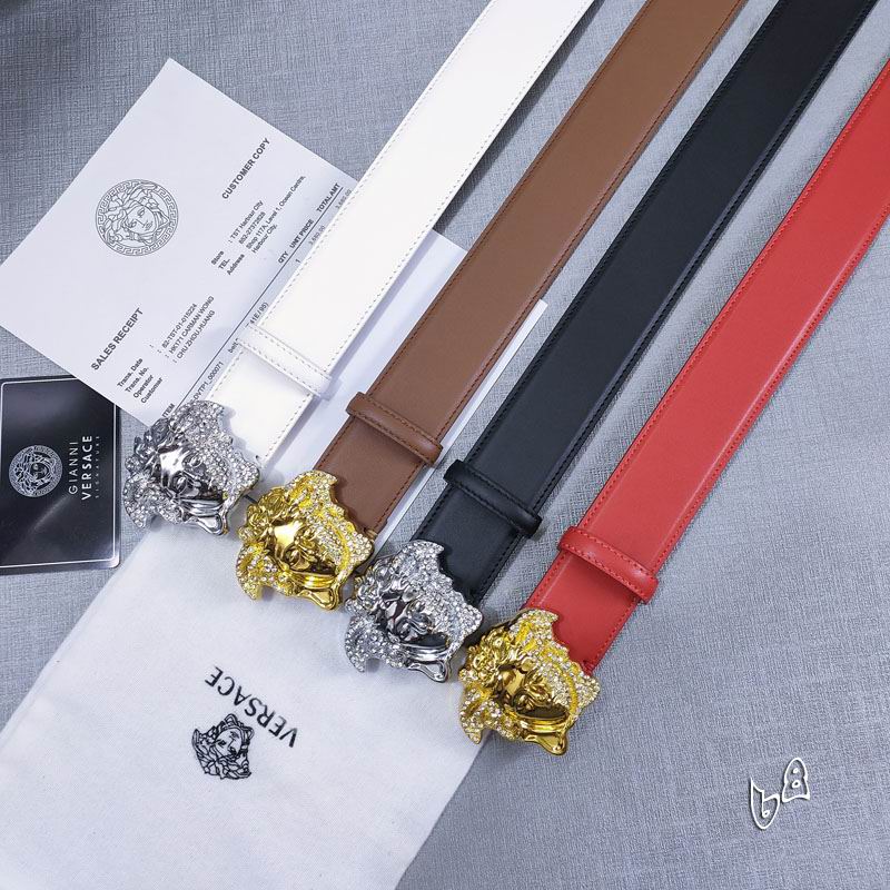 Versace belt 38mmX90-125cm lb (13)