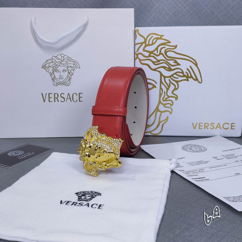 Versace belt 38mmX90-125cm lb (2)