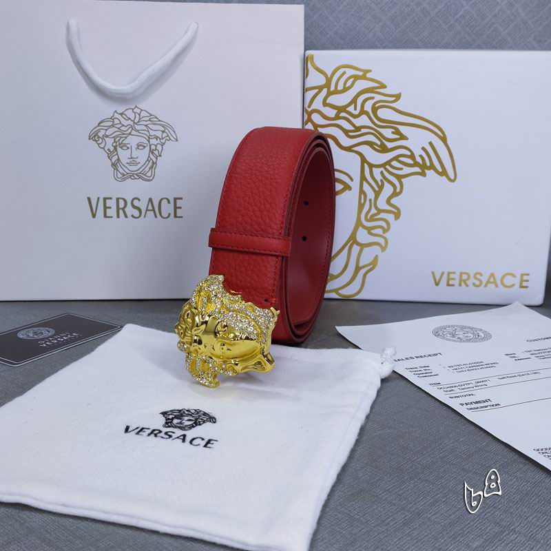 Versace belt 38mmX90-125cm lb (31)