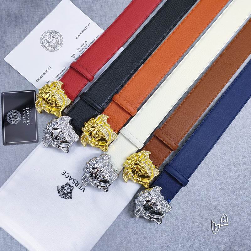 Versace belt 38mmX90-125cm lb (33)