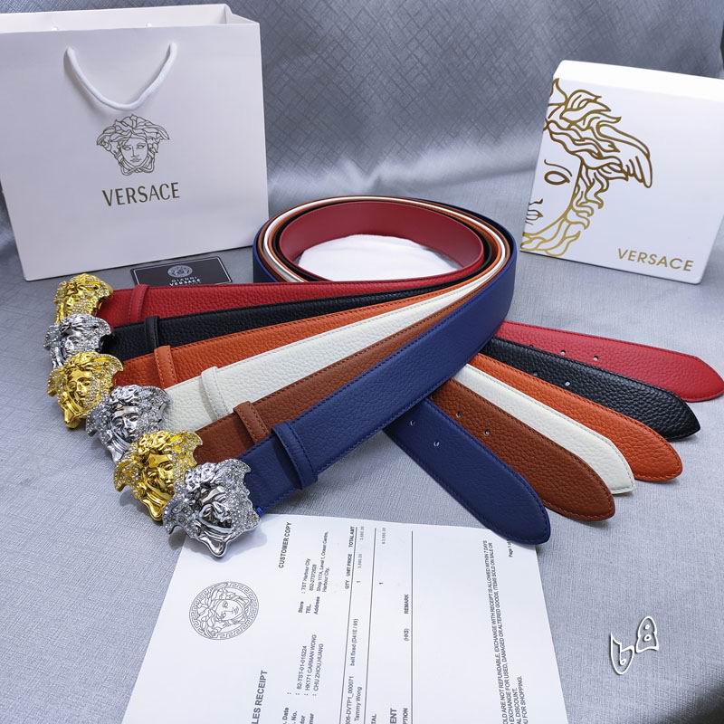 Versace belt 38mmX90-125cm lb (34)