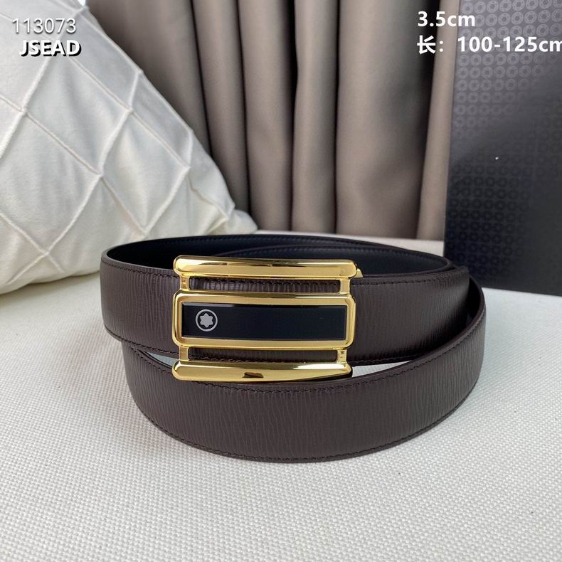 Montblanc belt自动带 35mmX100-125cm 8L03