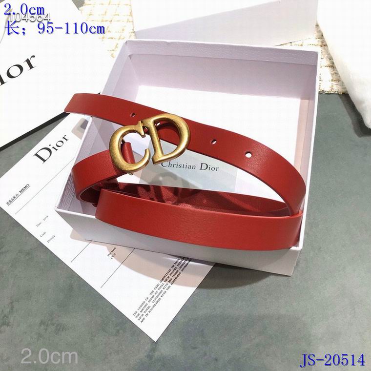 Dior Belt 20mmX95-110cm 8L11