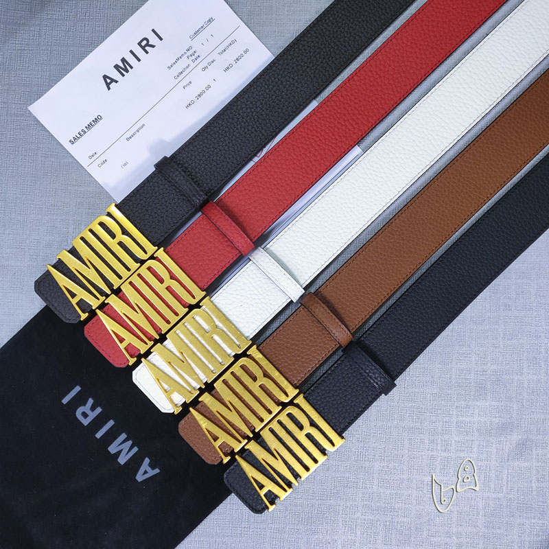 Amiri belt 38mmX80-125cm lb061202