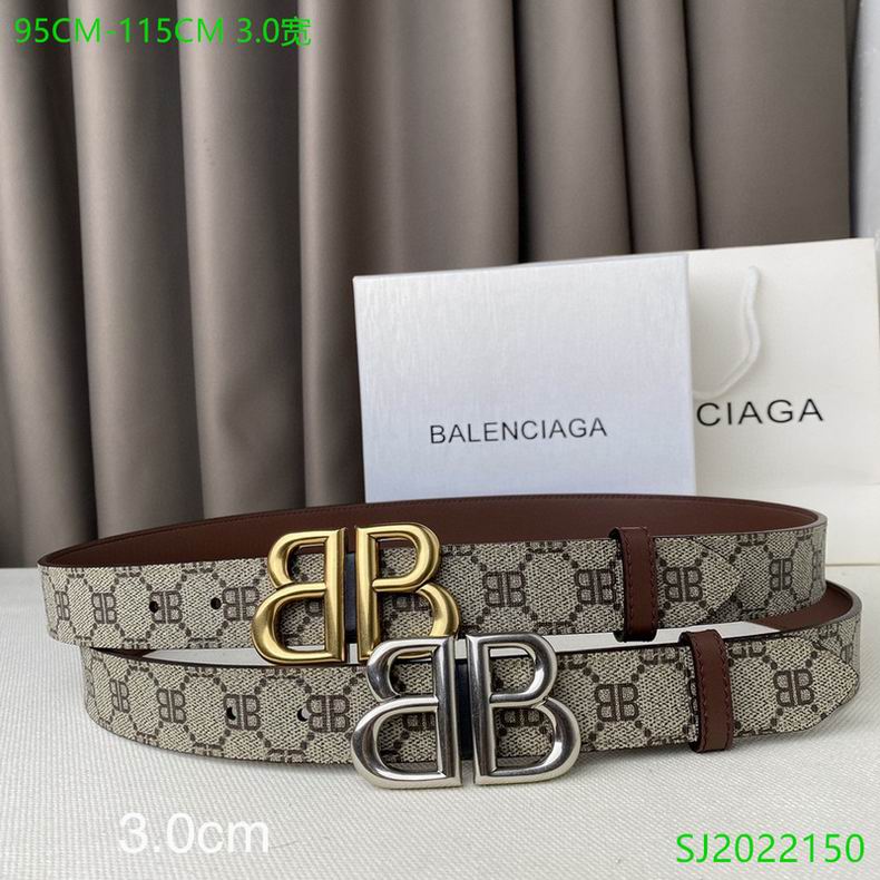 Balenciaga belt 30mmX95-115cm 7D08
