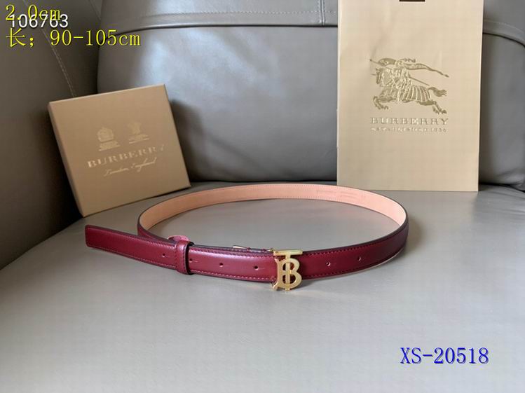 Burberry belt 20mmX90-110cm 8L02