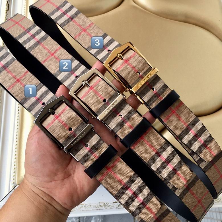 Burberry Belt 34mmX95-125CM 7d36