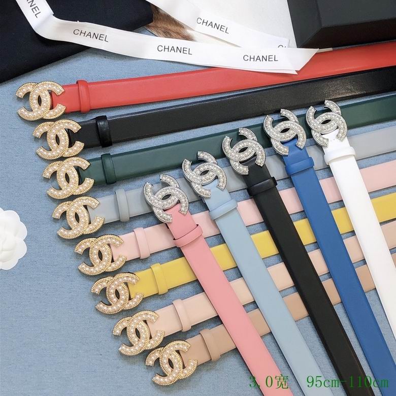Chanel Belt 30mmX95-110cm 7D137