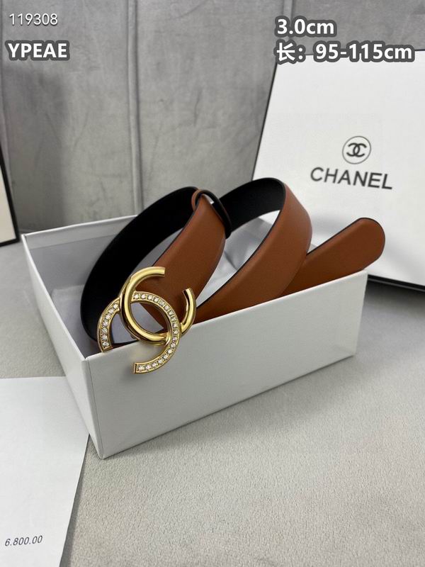 Chanel belt 30mmX95-115cm 8L040803