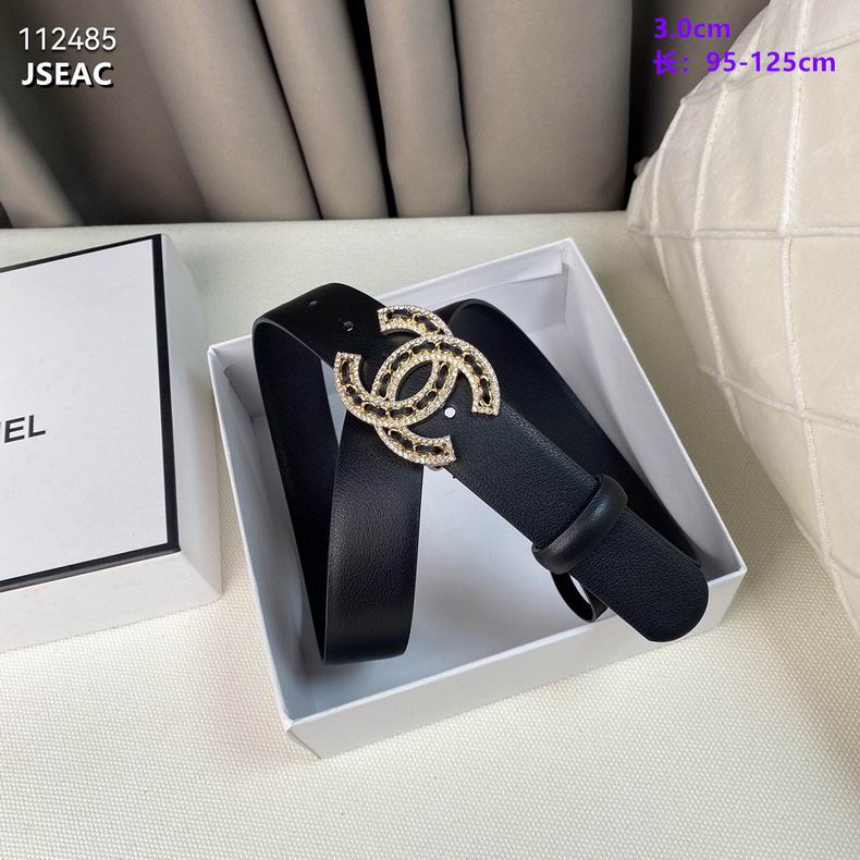 Chanel belt 30mmX90-125cm 8L147