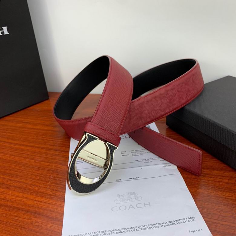 Coach Belt 38mmX95-125cm 7d04