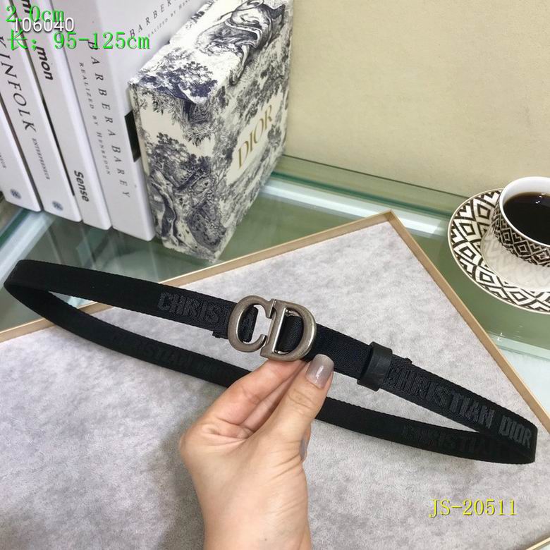 Dior Belt 20mmX95-110cm 7d09