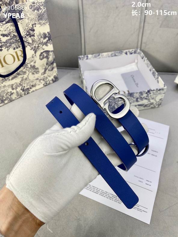 Dior Belt 20mmX90-115cm 8L04