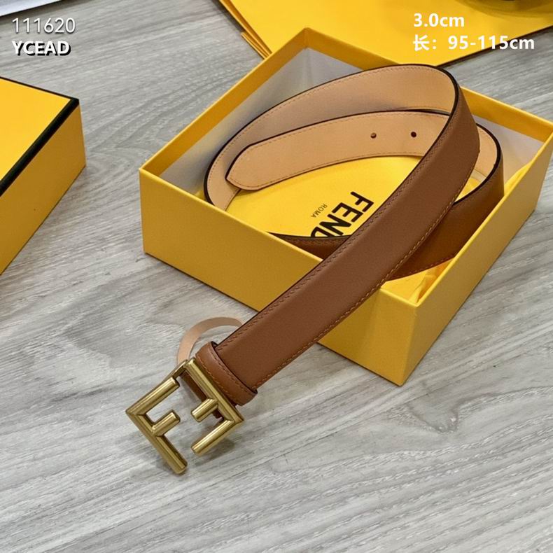 Fendi Belt 30mmX95-115cm 8L04