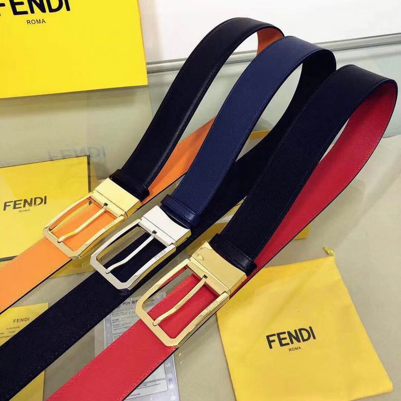 Fendi Belt 38mmX95-125cm 7D54