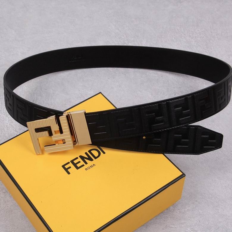 Fendi Belt 38mmX95-125cm 7D31