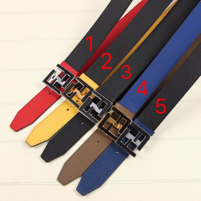 Fendi Belt 38mmX95-125cm 7D62