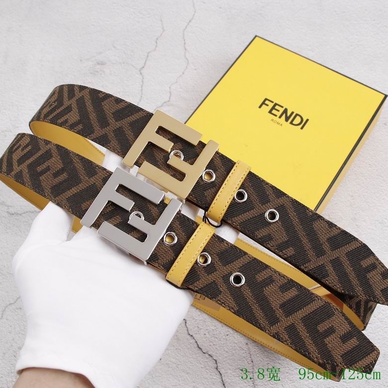 Fendi Belt 38mmX95-125cm 7D113