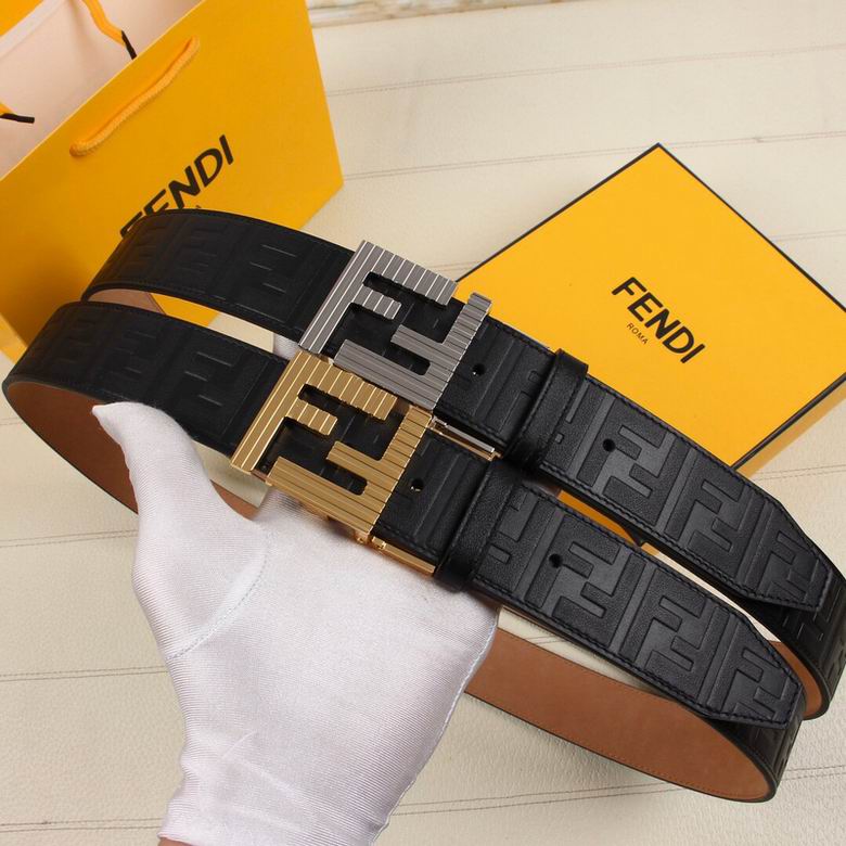 Fendi Belt 38mmX95-125cm 7D44