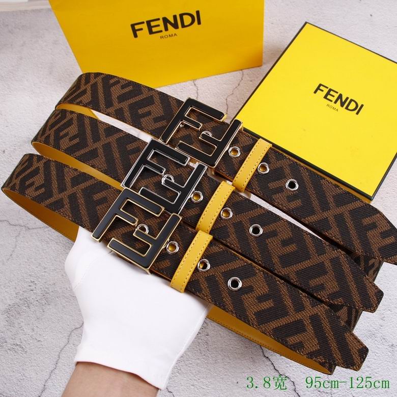 Fendi Belt 38mmX95-125cm 7D118