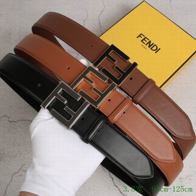Fendi Belt 38mmX95-125cm 7D124