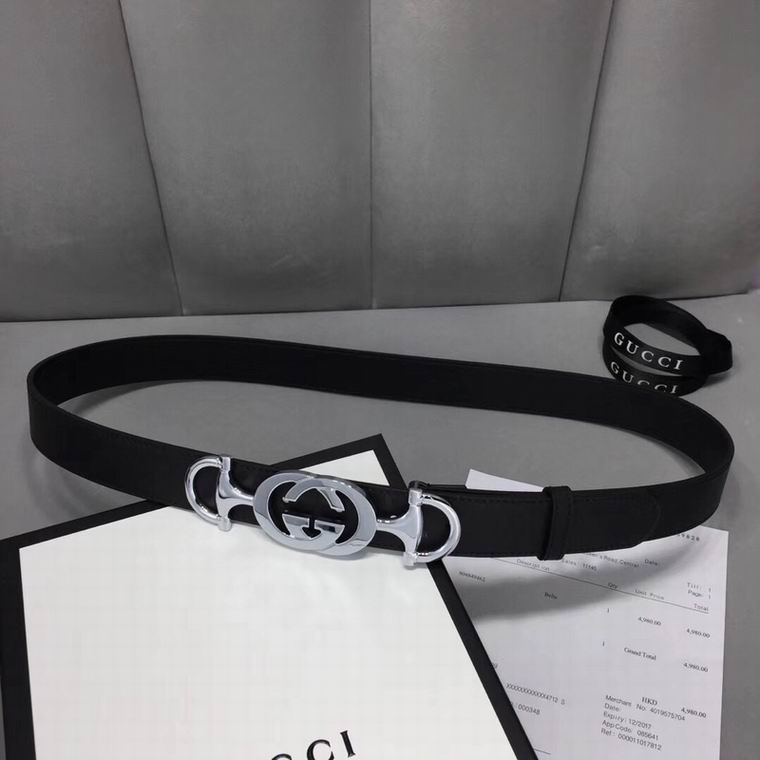 Gucci Belt 30mmX95-110cm 7D04