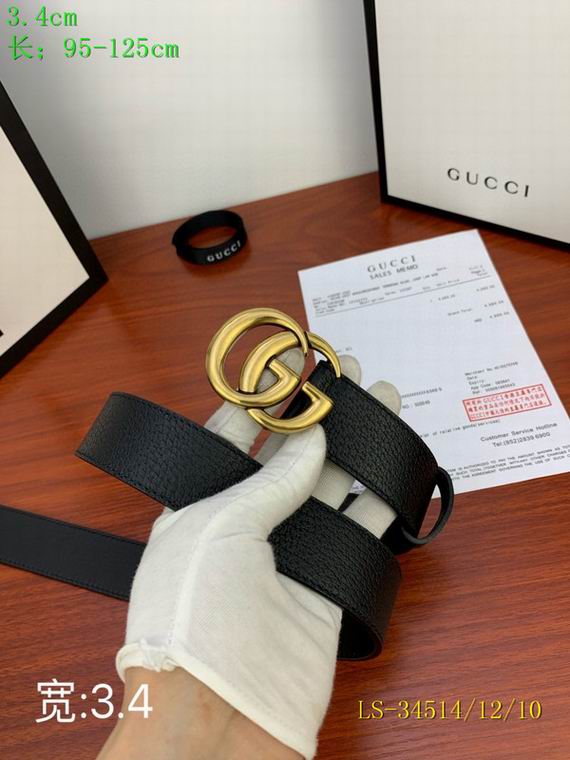 Gucci belt 34mm 95-125cm 8L06