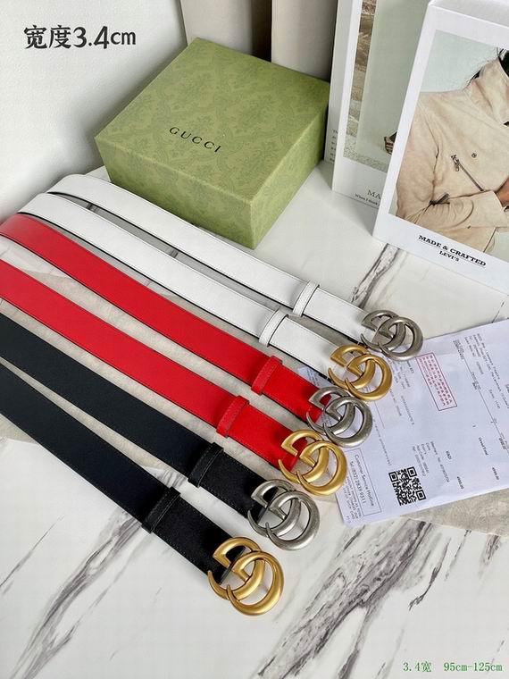Gucci Belt 34mmX95-125cm 7D92