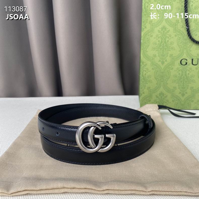 Gucci belt 20mmX90-115cm 8L14