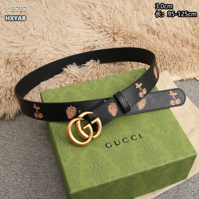Gucci belt 30mmX95-125cm 8L01