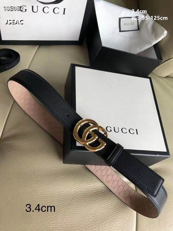 Gucci belt 34mm 95-125cm 8L16