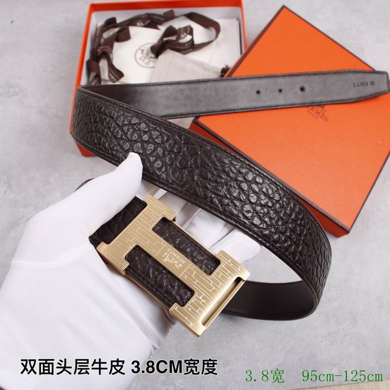 Hermes Belt 38mmX95-125cm 7D94