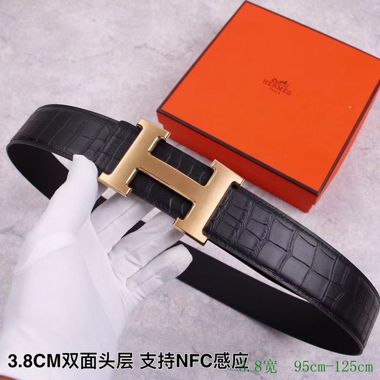 Hermes Belt 38mmX95-125cm 7D88