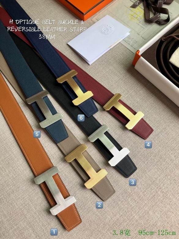 Hermes Belt 38mmX95-125cm 7D89