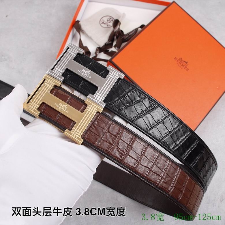 Hermes Belt 38mmX95-125cm 7D96