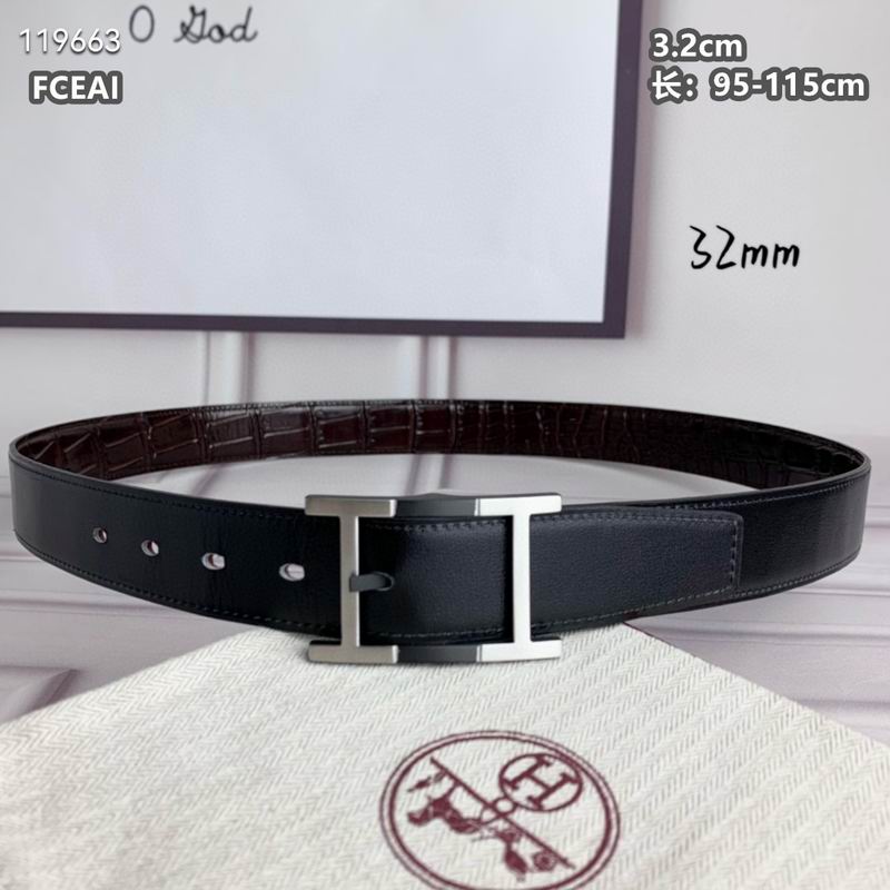 Hermes belt 32mmX95-115cm 8L040805