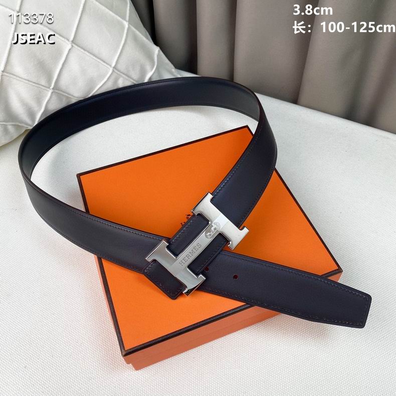 Hermes belt 38mmX100-125cm 8L082502