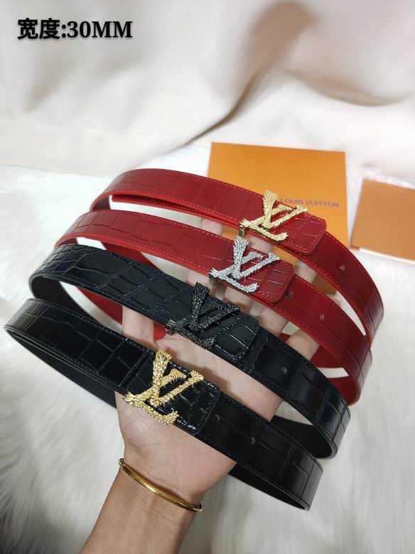 LV Belt 30mmX95-110cm 7D10