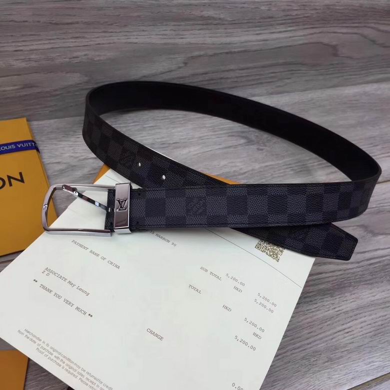 LV Belt 34mmX95-110cm 7D10
