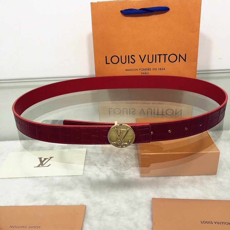 LV Belt 30mmX95-110cm 7D48